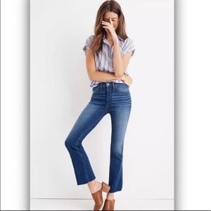 Madewell Cali Demi Bootcut Jeans NWT 24 Petite